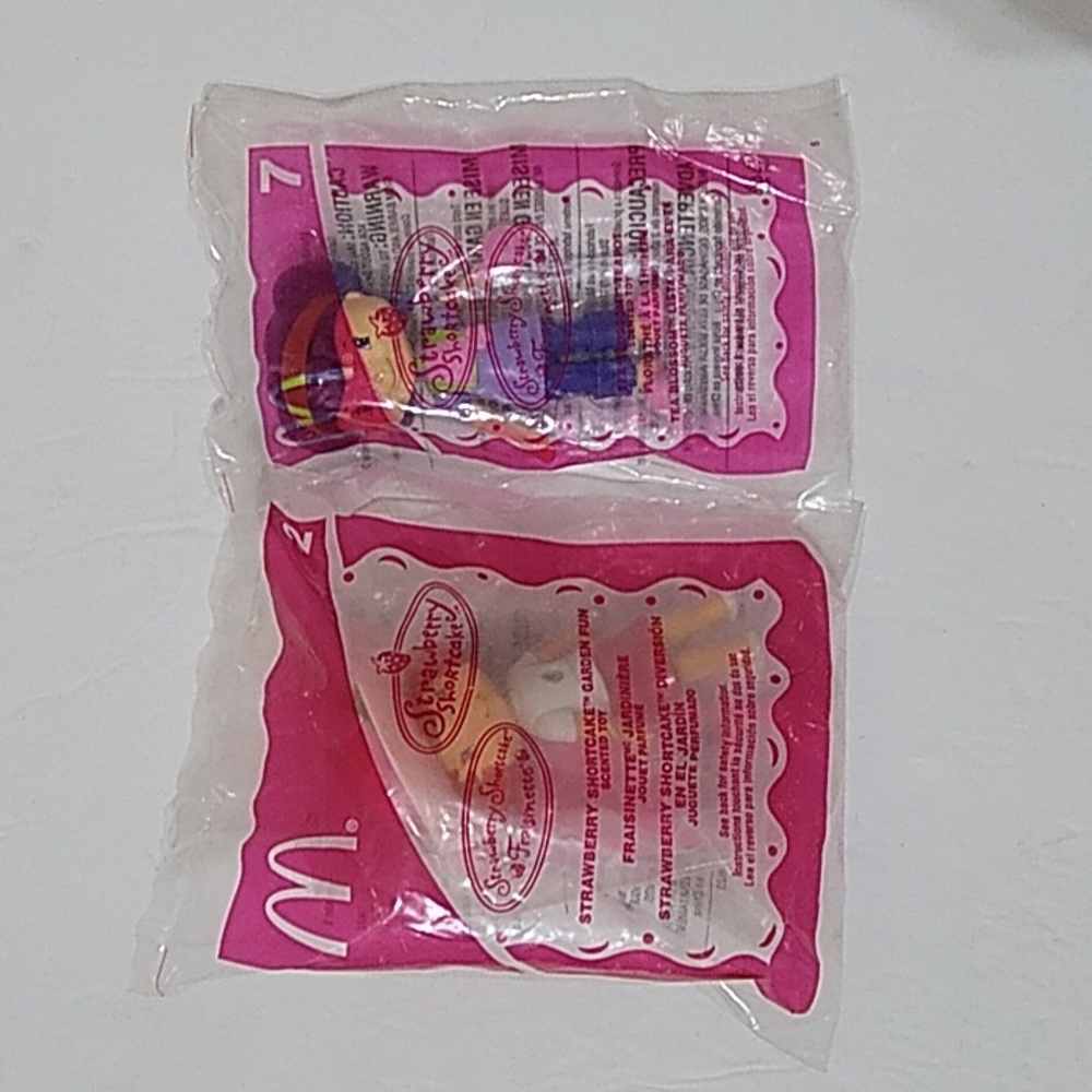Strawberry Shortcake and Tea Blossom Vintage McDonald's Toys